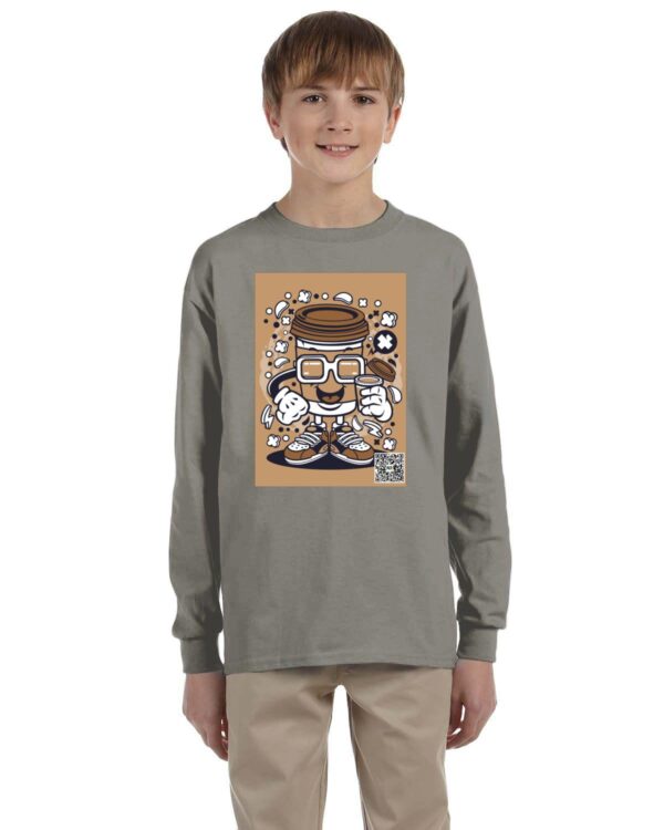COFFEE PARTY- Youth Long-Sleeve T-Shirt | MAT Wear